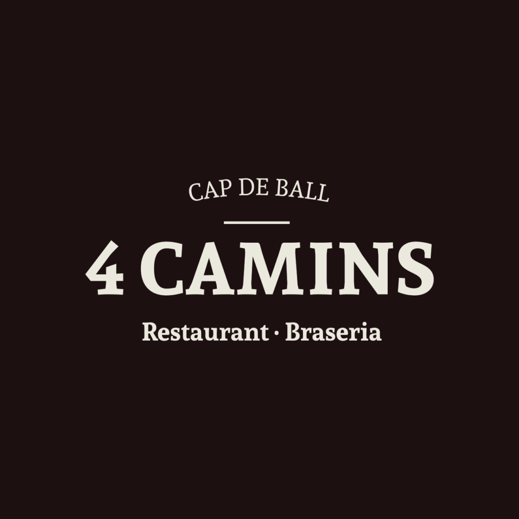 Logotip 4 Camins Restaurant Braseria